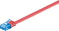 Pikkukuva 1 / 3: Wentronic CAT6A verkkokaapeli - RJ45 - punainen - 1 m