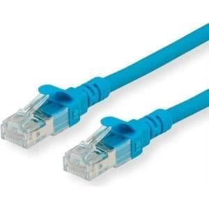ROLINE - Patch ledning - RJ-45 (M) til RJ-45 (M) - 2 m - UTP - CAT 6 - halogenfri, støbt, snoret - Blå (21.15.2542)