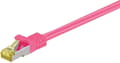 Pikkukuva 1 / 3: Goobay RJ-45 CAT7 3m verkkokaapeli S/FTP (S-STP) Magenta