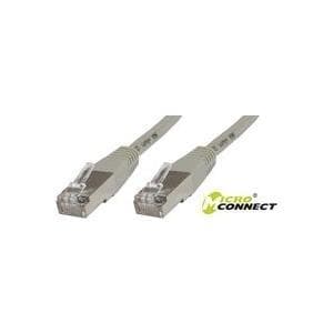 MicroConnect - Nätverkskabel - RJ-45 (M) till RJ-45 (M) - 3 m - SSTP-kabel - CAT 6 - halogenfri tvinnad - grå