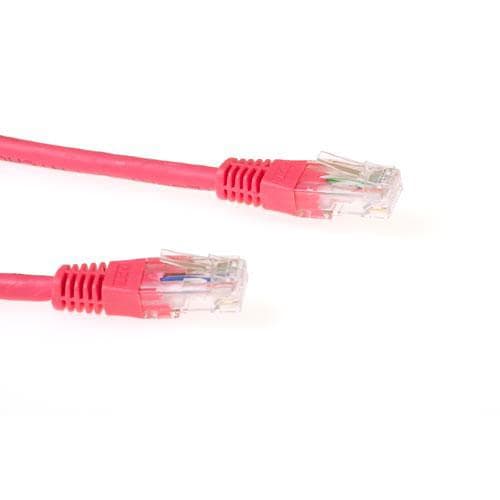 ACT Rød 1 meter LSZH U/UTP CAT6 patchkabel med RJ45 stik. Cat6 u/utp lszh rød 1,00m (IB9501)