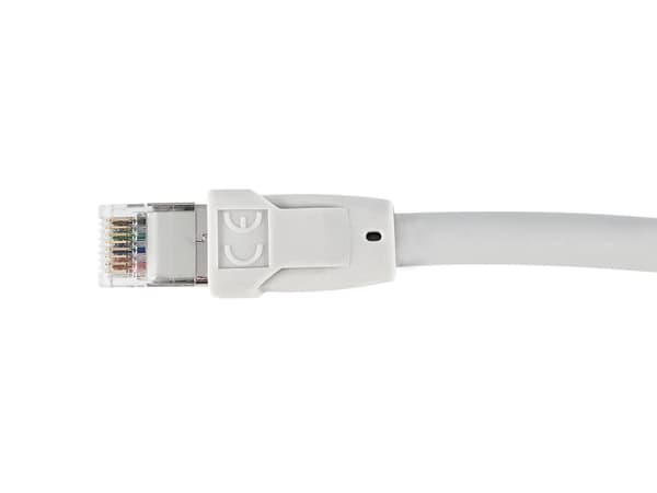 varustelu - Patch-kaapeli - RJ-45 (M) - RJ-45 (M) - 3 m - S/FTP - CAT 8.1 - halogeeniton - harmaa