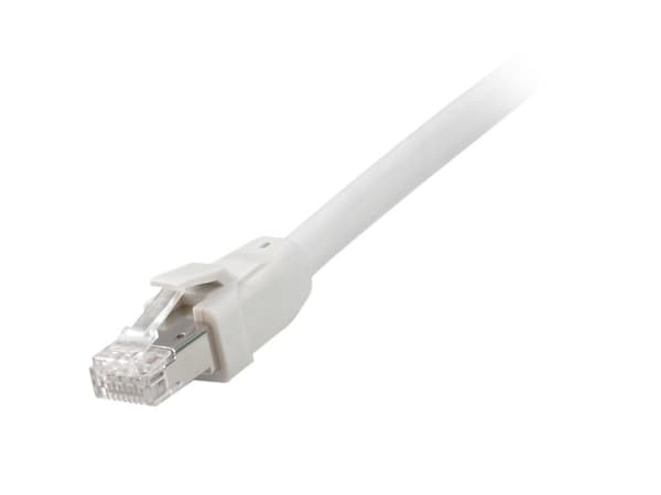 varustelu - Patch-kaapeli - RJ-45 (M) - RJ-45 (M) - 3 m - S/FTP - CAT 8.1 - halogeeniton - harmaa