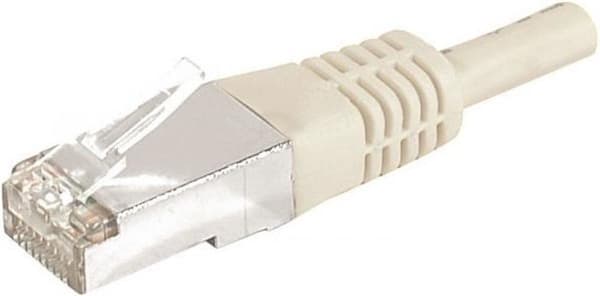 Dexlan RJ-45, Cat.6a, 10 m nätverkskabel Cat6a F/UTP (FTP) Grå
