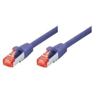 Tecline Fröhlich + Walter - patchkabel - RJ-45 (M) - RJ-45 (M) - 25 cm - SSTP-kabel - CAT 6 - halogenfri - violet (715003V)