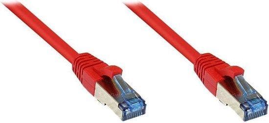 Gode forbindelser Alcasa GODE FORBINDELSER - Patch ledning - RJ-45 (M) - RJ-45 (M) - 2 m - par i metalfolie (PiMf) - (kategori 6a) - halogenfri - rød
