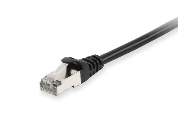 Varusteet 605595 Patch-kaapeli C6 S/FTP HF musta 7,5m varuste
