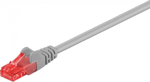 Goobay 93689 netværkskabel 15 m Cat6 U/UTP (UTP) Grå