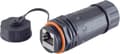 Miniatyrbillede 1 af 2: S-Impuls Vandtæt IP68 STP CAT6a kobling - industriel / sort