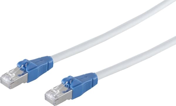 S/CONN maksimale tilslutningsmuligheder netværkskabel patch-kabel CAT 6a easy pull, hvid, 1,5 m (08-27156)