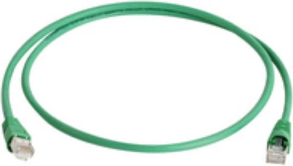 Telegärtner L00005A0030 RJ45 Netværkskabel, patchkabel CAT 6A S/FTP 10,00 m Blå flammesikker, Snagless 1 stk.