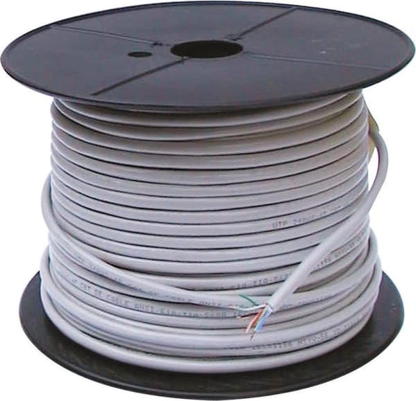 Goobay Patch-kabel 4x2xAWG24/7 Cat6, 100m nätverkskabel Grå
