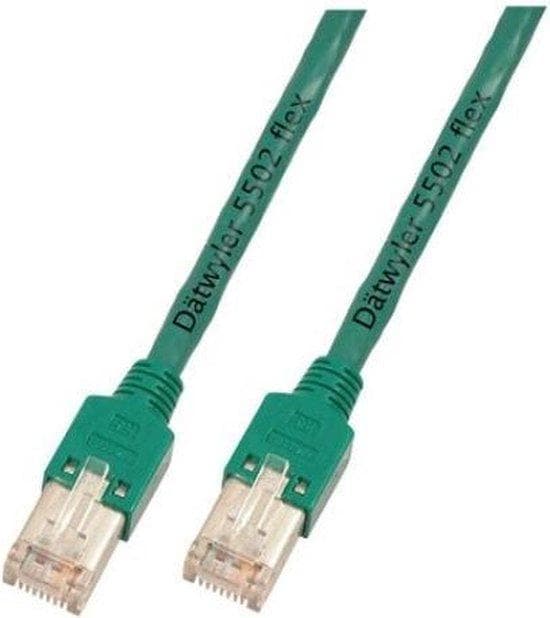 Producent: EFB Elektronik RJ45 patchkabel S/UTP, Cat.5e, TM11, Datwyler CU 5502 PVC, 2m, grøn Cat.5e RJ45 patchkabel fremstillet i Europa sikrer meget