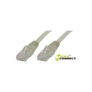 MicroConnect - Netværkskabel - RJ-45 (M) til RJ-45 (M) - 1 m - UTP - CAT 5e - Grå