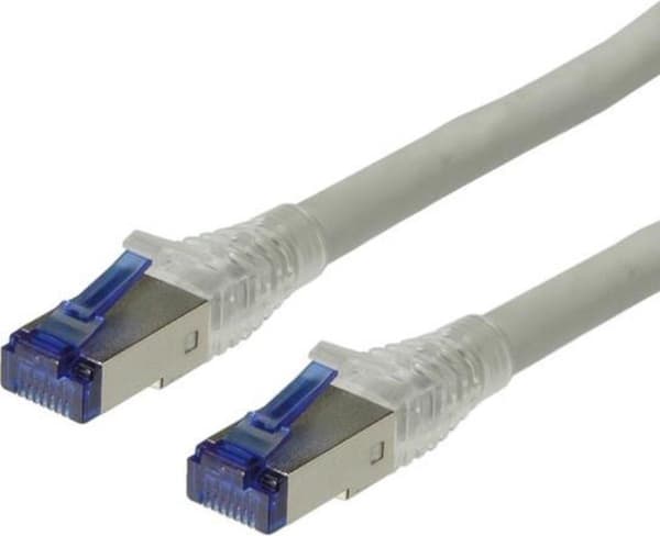 ROLINE S/FTP Patch Cord Cat.6a, solid, grå 30m netværkskabel Grå