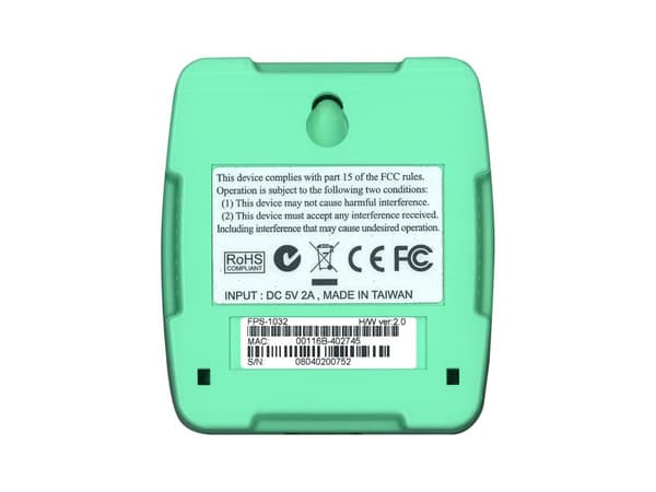 LevelOne FPS-1032 - Printserver - USB2.0 - EN, Hurtig EN - 10Base-T, 100Base-TX (0501032)
