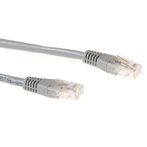 ACT Harmaa 1,5 metrin LSZH U/UTP CAT6 patch-kaapeli RJ45-liittimillä. Cat6 u/utp lszh harmaa 1,50 m (IB9051)