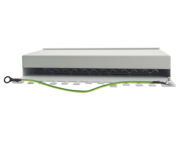 Equip 227363 12-Port CAT.6 Desktop PATCH PANEL, LYS GRÅ