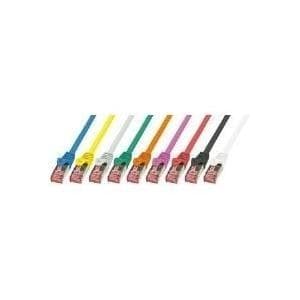 Logilink PrimeLine - liitäntäkaapeli - RJ-45 (M) - RJ-45 (M) - 3 m - SFTP, PiMF - CAT 6 - sileä, halogeeniton - oranssi (CQ2068S)
