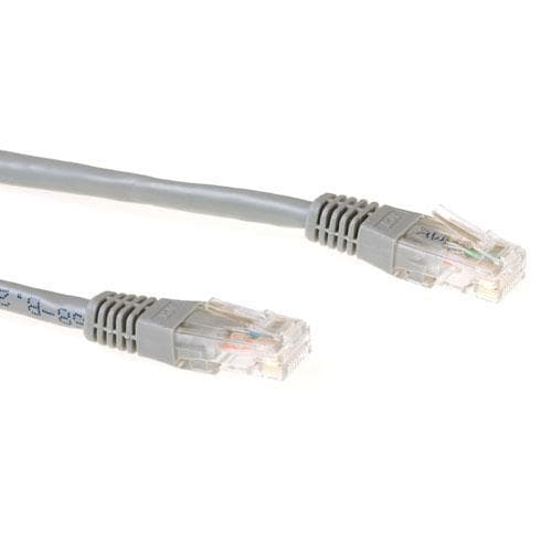 ACT Grå 25 meter U/UTP CAT6 patchkabel med RJ45 stik. Cat6 u/utp grå 25,00m (IB8025)