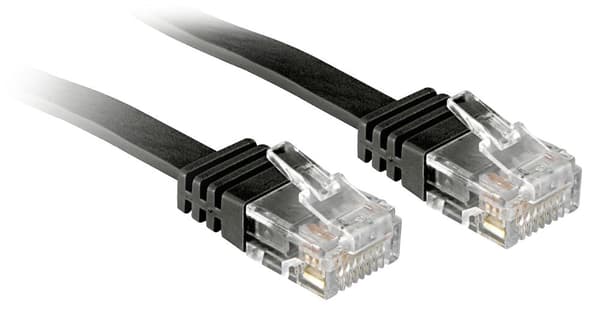 Lindy - Patch-kabel - RJ-45 (M) - RJ-45 (M) - 30 cm - UTP - CAT 6 - presset - Sort (47520)