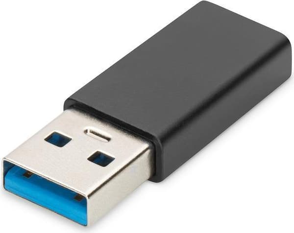 DIGITUS - USB-adapter - USB-C (F) til USB (M) - USB 3.0 - 3 A - Sort