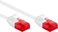 Miniatyrbild 6 av 6: U/UTP CAT6 Gigabit slimline nätverkskabel / vit - 7,5 meter