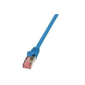 Logilink PrimeLine - liitäntäkaapeli - RJ-45 (M) - RJ-45 (M) - 3 m - SFTP, PiMF - CAT 6 - sileä, halogeeniton - sininen (CQ2066S)