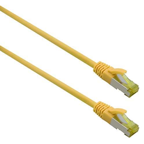 Helos Ultra Flex Patch Kabel S/FTP Cat 6a TPE Gul 10,0 m