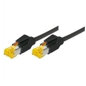 Patchkabel S/FTP, PiMF, Cat 6a, sort, 2,0 m til 10 Gigabit/s, halogenfri, med Draka-kabel og Hirose-stik TM31 (tidligere betegnelse S/STP) (72202S)