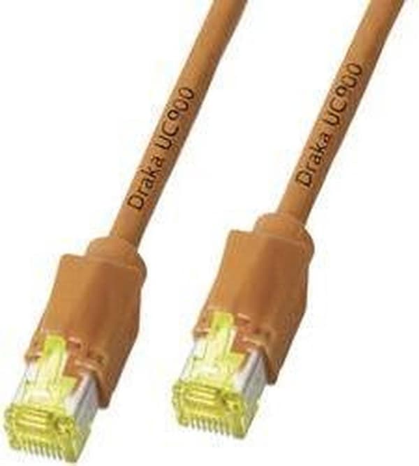 EFB Elektronik K8560OR.3 verkkokaapeli 3 m Cat6a S/FTP (S-STP) Oranssi