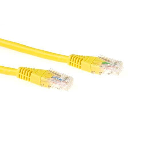Intronics IB9803 - Netværkskabel - RJ45 - 3 m - Gul