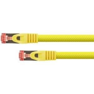 PYTHON Cat.6 RJ45 Ethernet LAN-patch-kabel med snap-in-beskyttelse og nylonfletning, S/FTP, PiMF, PVC, 250MHz, OFC, Gigabit-kompatibel (10/100/1000-Ba