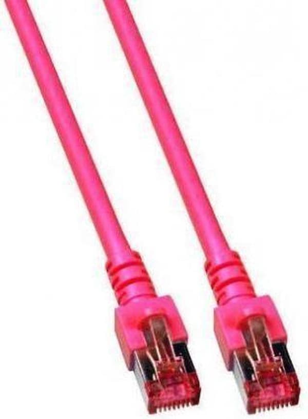 Techtube Pro - Internetkabel S/FTP CAT6 - pink - 20 meter