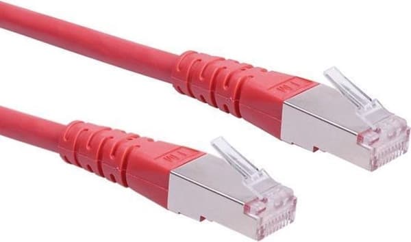 ROLINE S/FTP (PiMF) Patch-kabel Cat.6, 10m, rød 10m