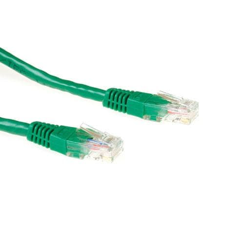 ACT CAT6A UTP 5m 5m Cat6a U/UTP (UTP) vihreä verkkokaapeli (IB3905)