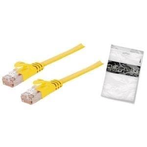 shiverpeaks U/FTP -Cat.7 råkabel - slank - 0,5m - RJ-45 - RJ-45 - Guld -Cat.7 råkabel - U/FTP (STP) - gul (BS75511-SL0.5Y)