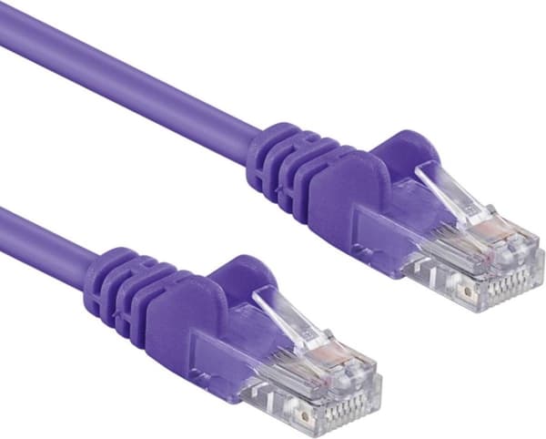 UTP CAT6 Gigabit netværkskabel - CU - 10 meter - Lilla