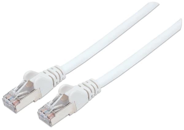 Intellinet - Patchkabel - RJ-45 (M) til RJ-45 (M) - 2,0m - SFTP, PiMF - CAT 6 - presset, snoet, glat, halogenfri - hvid (735452)