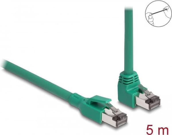DeLOCK 80125 netværkskabel Grøn 5 m Cat6 SF/UTP (S-FTP) (80125)