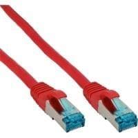 INLINE - Patch-kabel - RJ-45 (M) - RJ-45 (M) - 2,0 m - SSTP-kabel - CAT 6a - halogenfri - Rød (76802R)