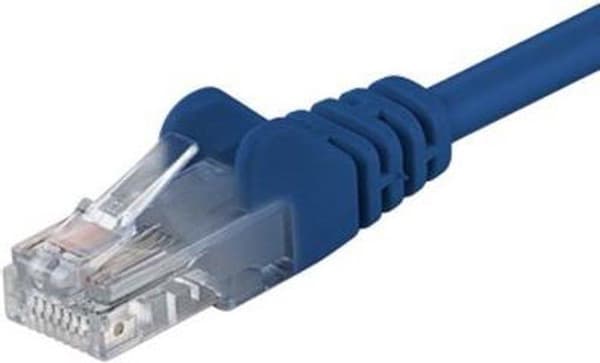 Wentronic CAT5E netværkskabel - RJ45 - Blå - 3 m