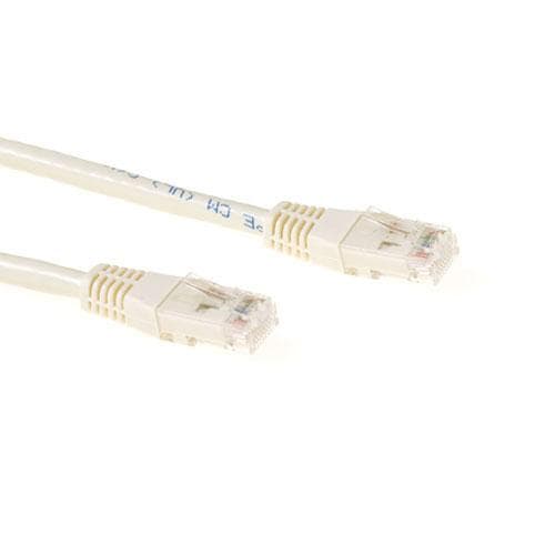 ACT CAT6 U/UTP netværkskabel 0,5 meter - Elfenben