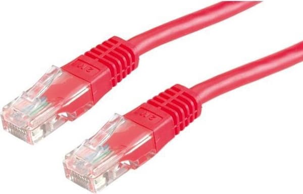 Værdi UTP Patch-kabel, kat. 6, rød 0,5m