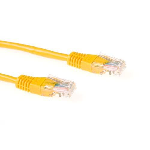 ACT CAT6 U/UTP netværkskabel 2 meter - Gul