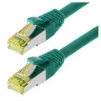 Herweck Helos - Patch -johto - RJ-45 (M) - RJ-45 (M) - 1,0 m - SFTP-kaapeli (PIMF) - CAT 6a - Vihreä (118111)