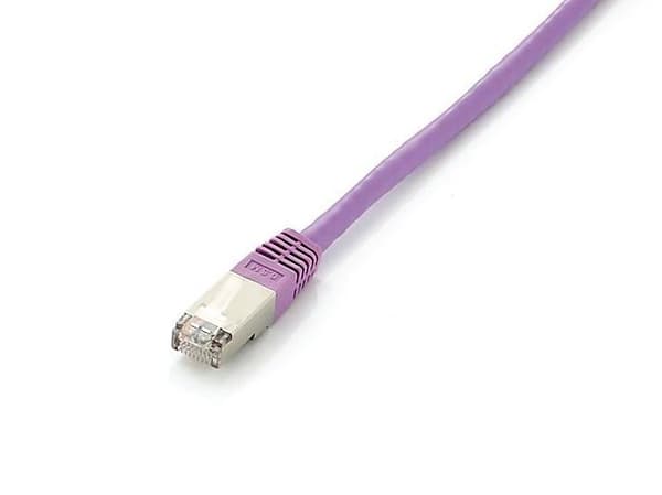 Udstyr 605650 netværkskabel 1 m Cat6a S/FTP (S-STP) Lilla