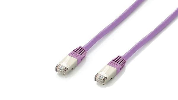 Udstyr 605650 netværkskabel 1 m Cat6a S/FTP (S-STP) Lilla