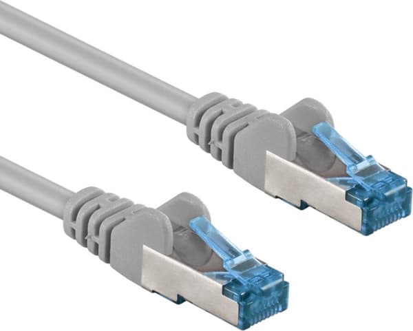Goobay 1,5 m CAT6a-150 verkkokaapeli 1,5 m harmaa