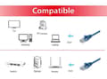 Miniatyrbillede 3 af 3: Udstyr 625431 - Cat 6 UTP Kabel - RJ45 - 2 m - Blå